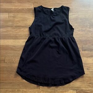 RVCA Black Mini Dress with Keyhole in Back